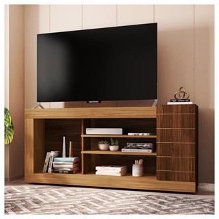 Rack Para TV Até 50 Polegadas Goya Buriti Havana - Caemmun