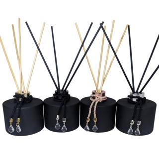 Frasco Difusor Vidro Picolo Preto + Varetas Aromatizadoras / Difusoras em Oferta na Shopee