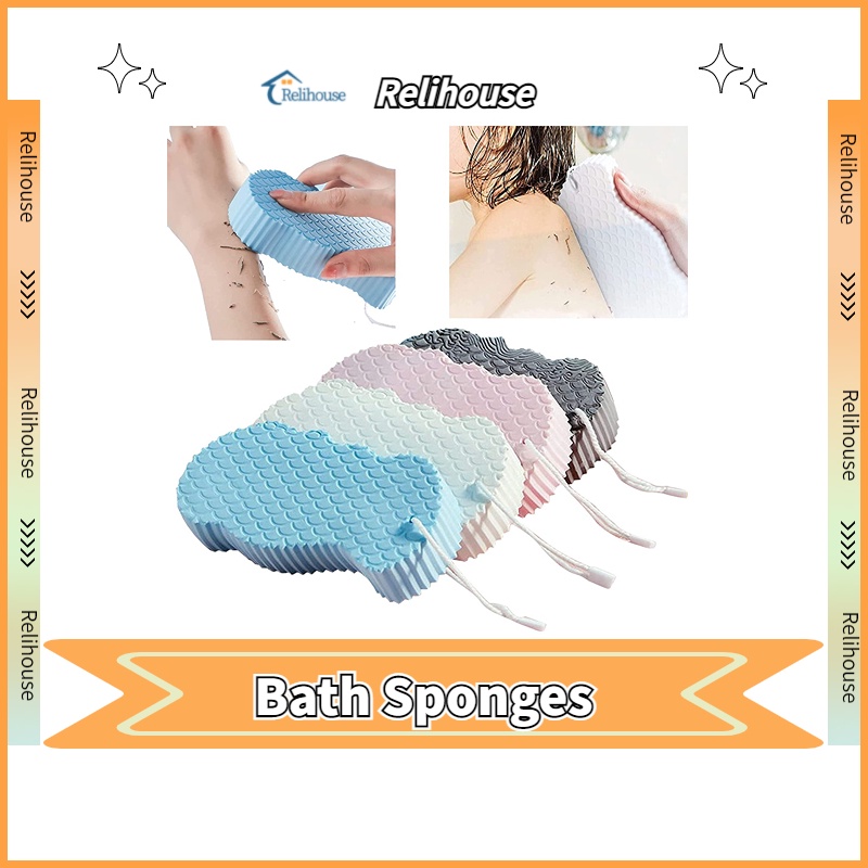 RELI Ultra Soft Body Bath Sponges for Shower | Loofah Exfoliating Body ...