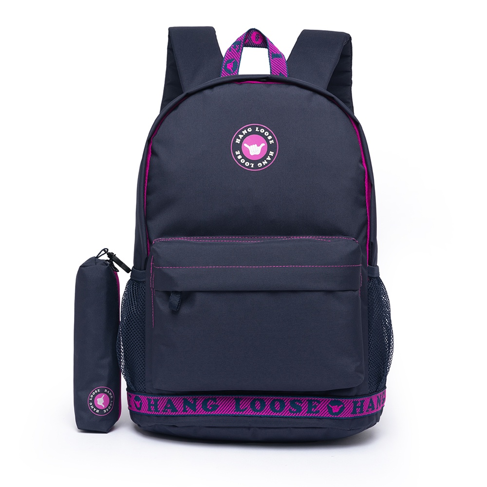 Mochila Estojo Hang Loose Feminina Resistente Notebook em Oferta na Shopee