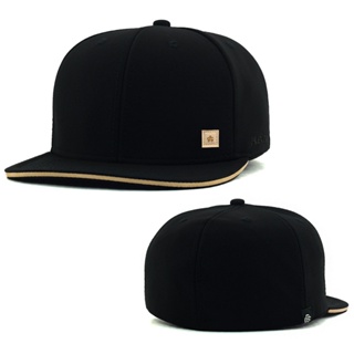 Boné Anth Co. Homes Preto Aba Reta Fechado em Oferta na Shopee