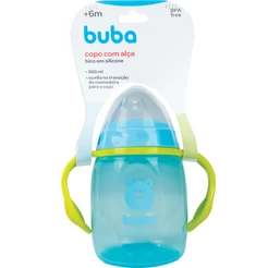 Copinho com Alça Azul Bico de silicone 5815- Buba