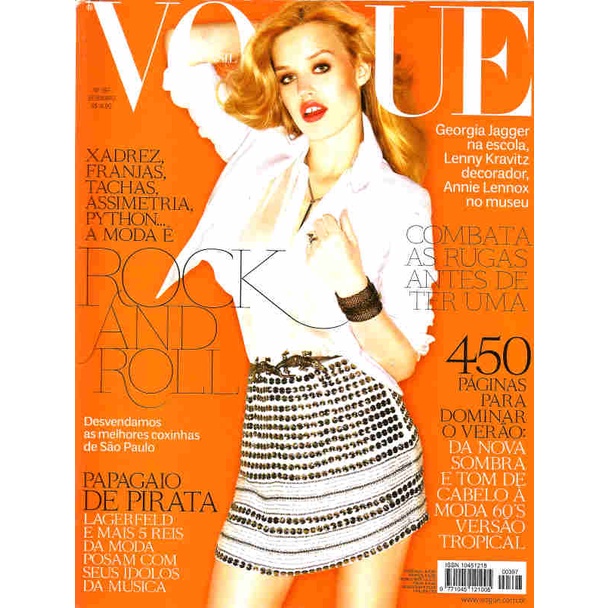 VOGUE 397 * GEORGIA JAGGER * ANNIE LENNOX * QINHO