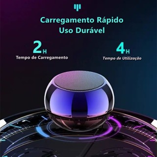 Mini Caixa De Som Caixinha Som Bluetooth Tws Metal Caixa De Som