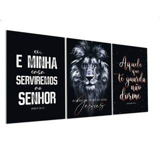 Quadro decorativo salmos 121:3 aquele que te guarda nao dorme
