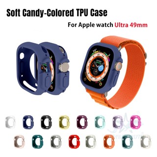 Capa macia para Apple Watch ultra 8, capa para smartwatch TPU, acessórios para iWatch série ultra 49mm acessórios