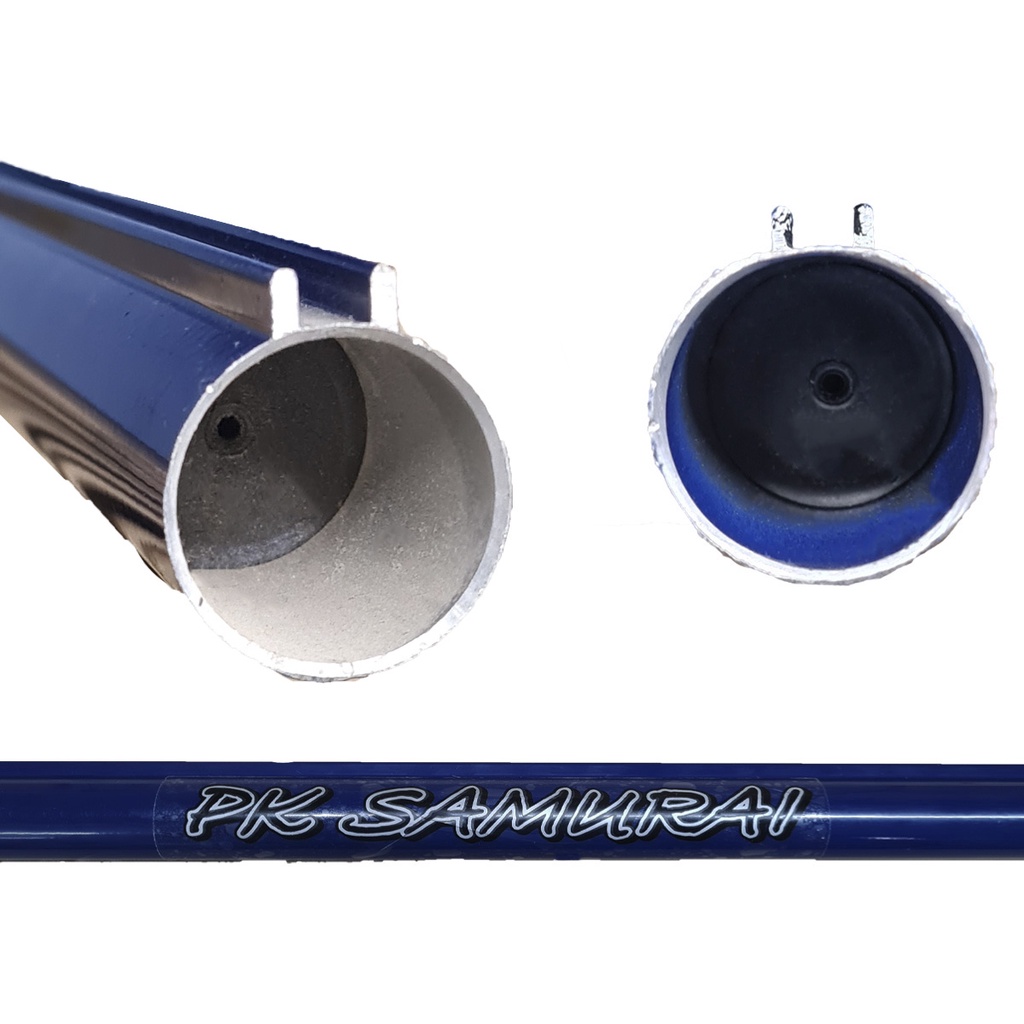 Cano Samurai Azul com Guia inteiriço para Arbalete Arpão Pesca Sub Mergulho - Pk Sub