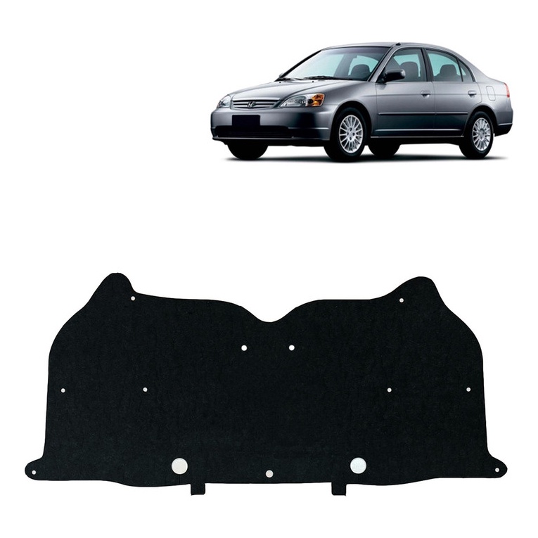 Forro De Capo Dianteiro Honda Civic 2003 2002 2001 - Autocolante