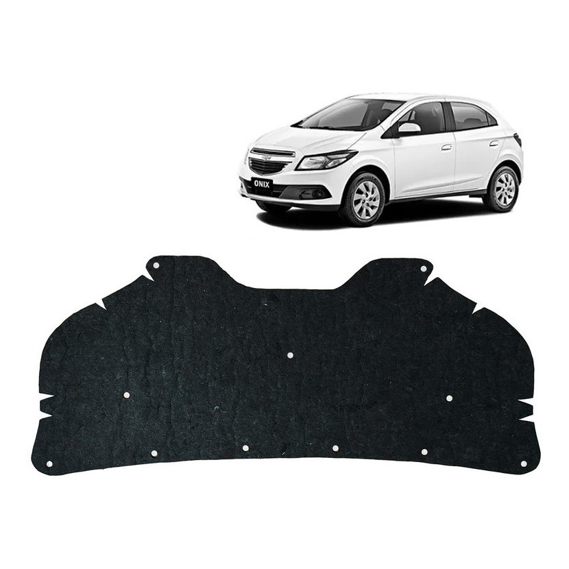 Forro De Capo Chevrolet Onix 2015 a 2017 - Com Presilhas Protecao Termo Acustica