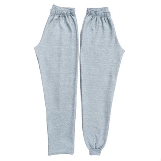 Calça moletom flanelada cor preta e Cinza mescla sem bolsos com barra reta ou punho unissex