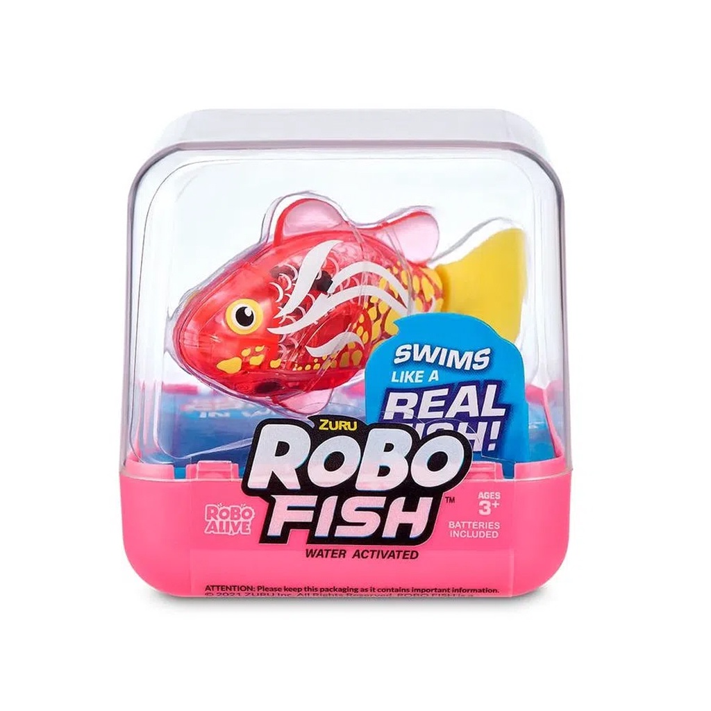 Robo Alive Zuru Robo Fish Rosa Claro F0084 - Fun