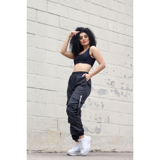calça tactel unissex moda gringa