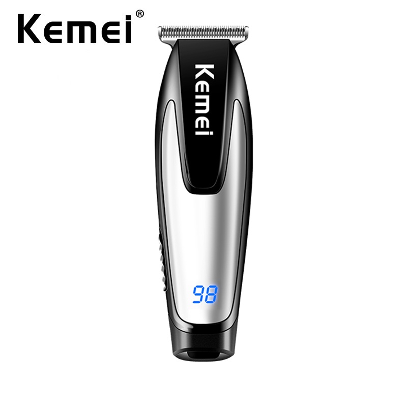 Aparador De Cabelo Kemei Recarregável Máquina De Cortar Profissional Barbearia Barba Para Barbeador Masculino