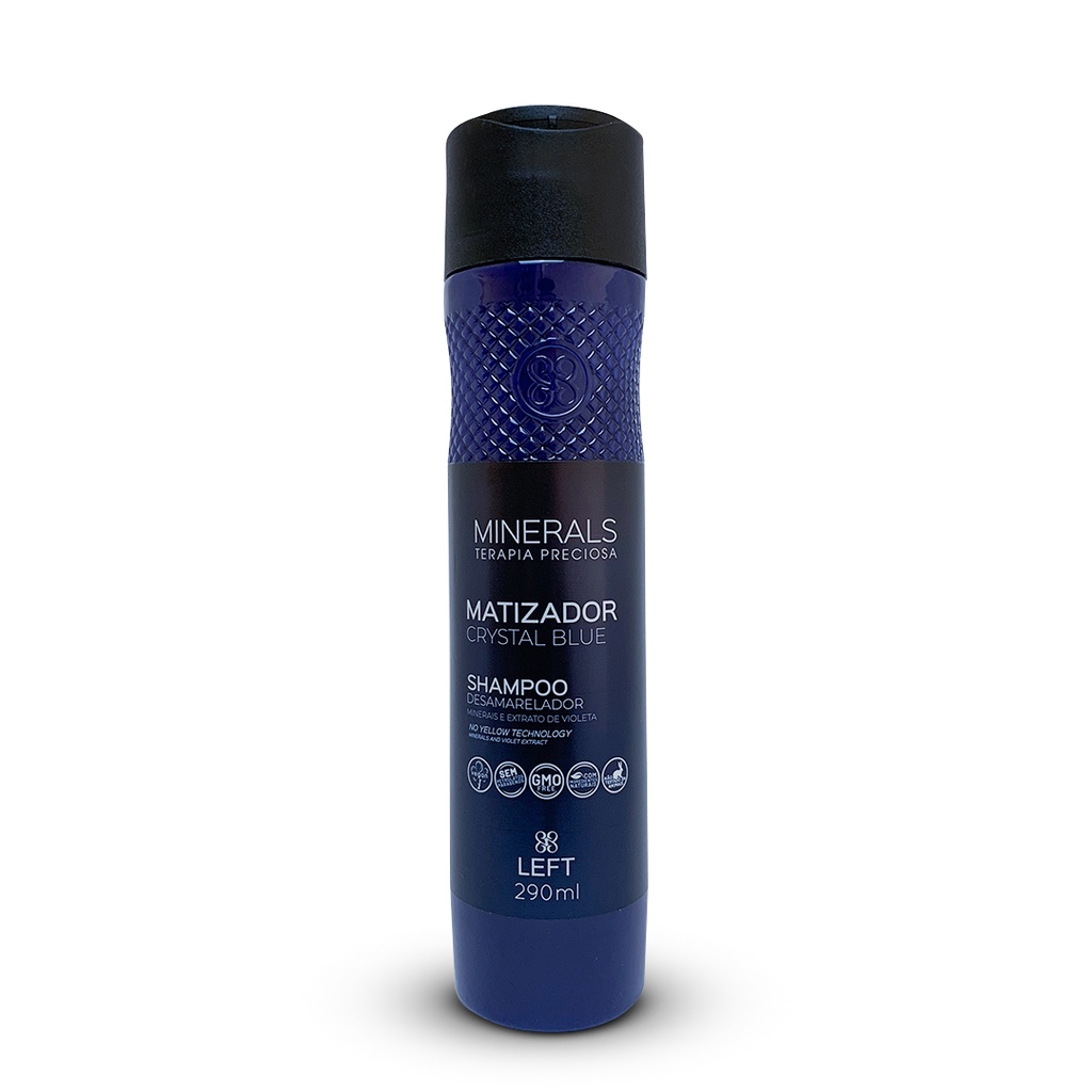 Shampoo Matizador Minerals Crystal Blue 275ml em Oferta na Shopee