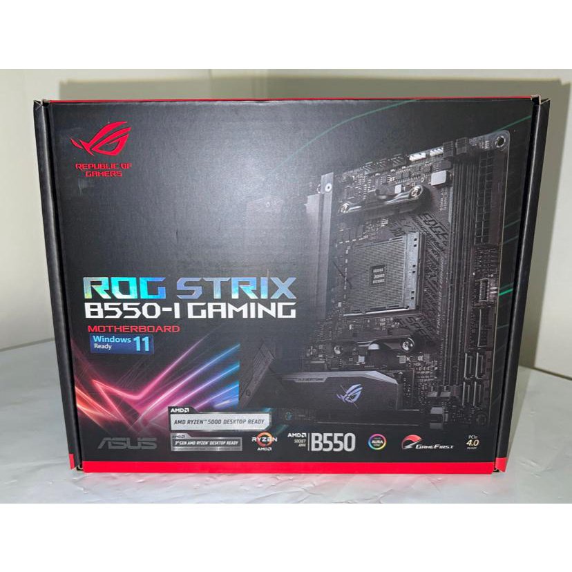 Novo ASUS ROG STRIX B550-I Jogo AM4 AMD B550 SATA 6Gbs Mini ITX Placa-Mãe