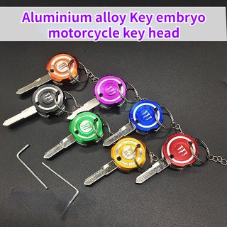 Capa De Chaves Criativas Liga De Alumínio Chave Embrião De Motocicleta Cabeça De Carro Decoração De Peças De Modificação Acessórios