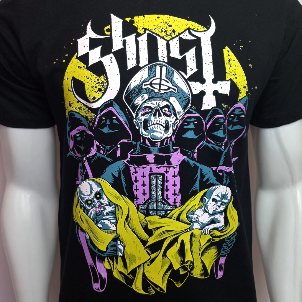 Camiseta Banda Ghost BC Camisa de Rock Escorrega o Preço