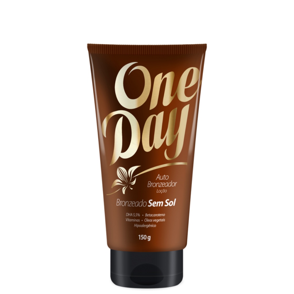 Auto Bronzeador Bronzeado Sem Sol Auto Bronzeador Loção One Day 150g