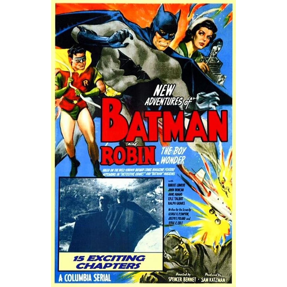 DVD Seriado Batman and Robin (1949) 11 Eps Leg