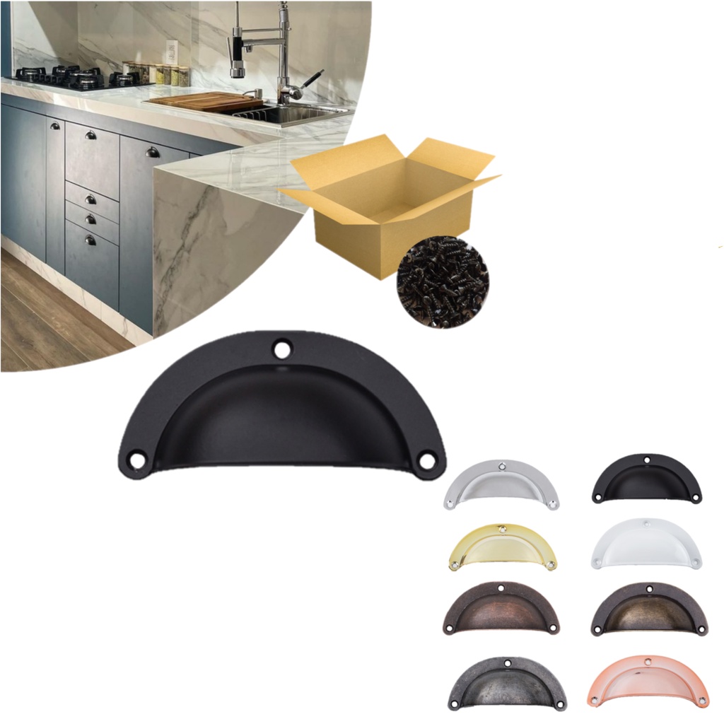 kit 2 Puxador Concha Colonial Promoção Envio Imediato-Promoção Relâmpago