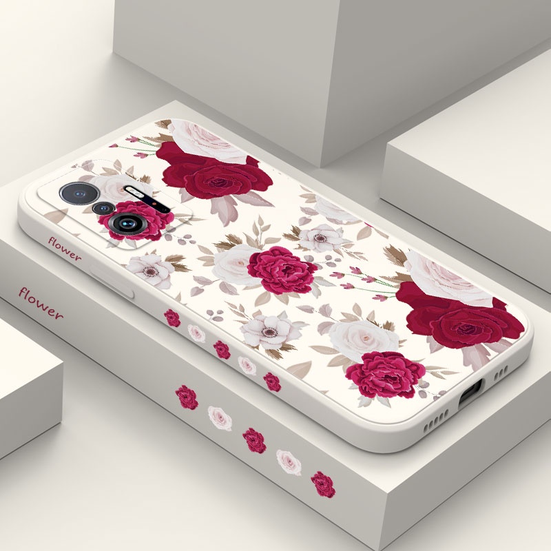 Capa De Moda Prosperous Rose Para Xiaomi Mi 13T 12T 11T 10T Pro Lite 9T Confortável