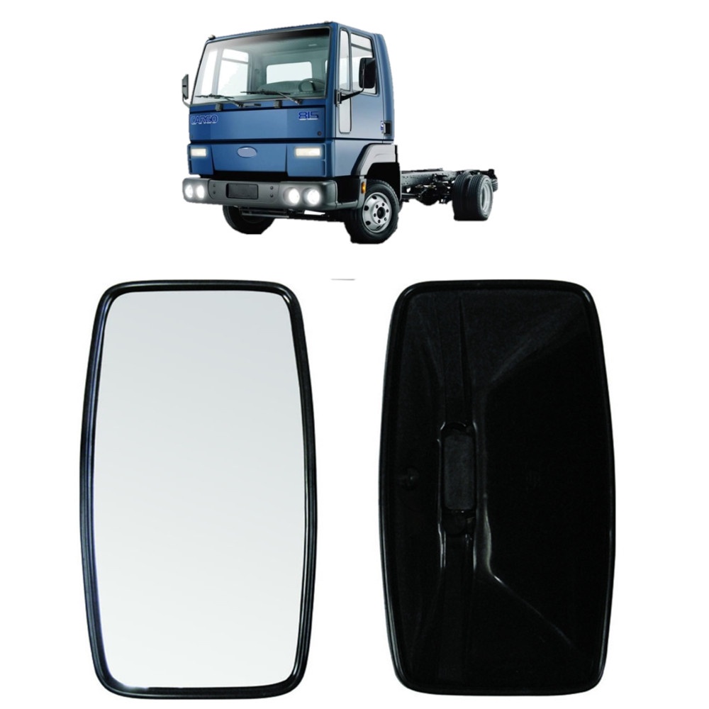 Espelho Retrovisor Plano Médio Para Caminhão Ford Cargo 815