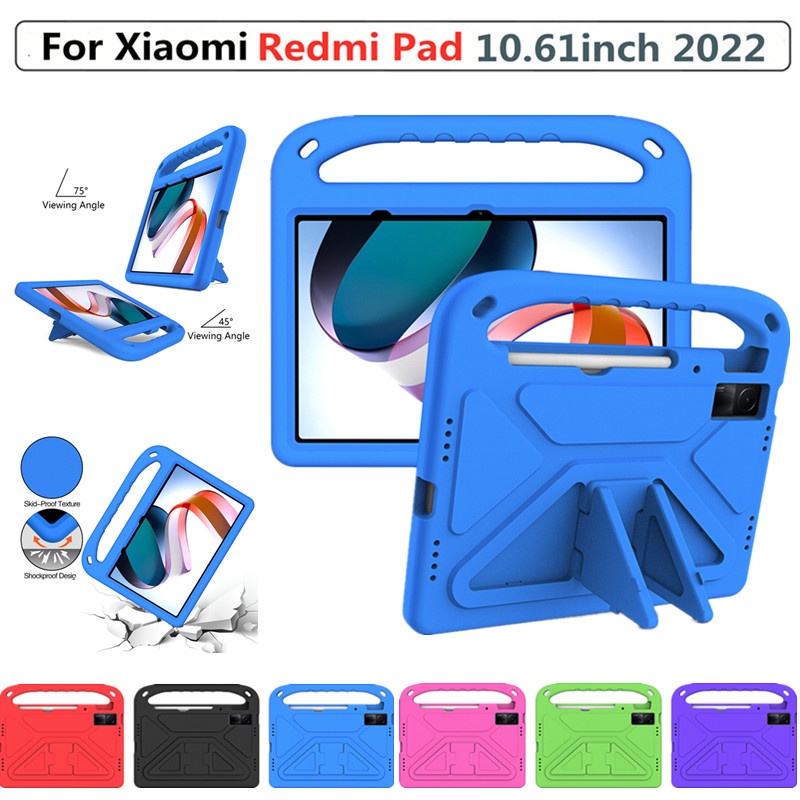 Capa Para Xiaomi Redmi Pad 10.61 Polegadas 2022 Kids Safe Eva Suporte À Prova De Choque material De Espuma