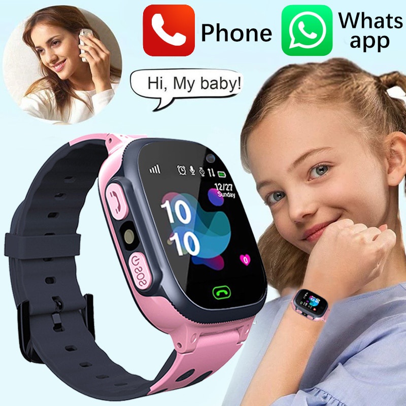 Estoque Pronto 2022 XIAOMI Relógios Infantis Chamada Smartwatch GPS Relógio Inteligente SOS Impermeável SIM Card Location Rastreador Infantil