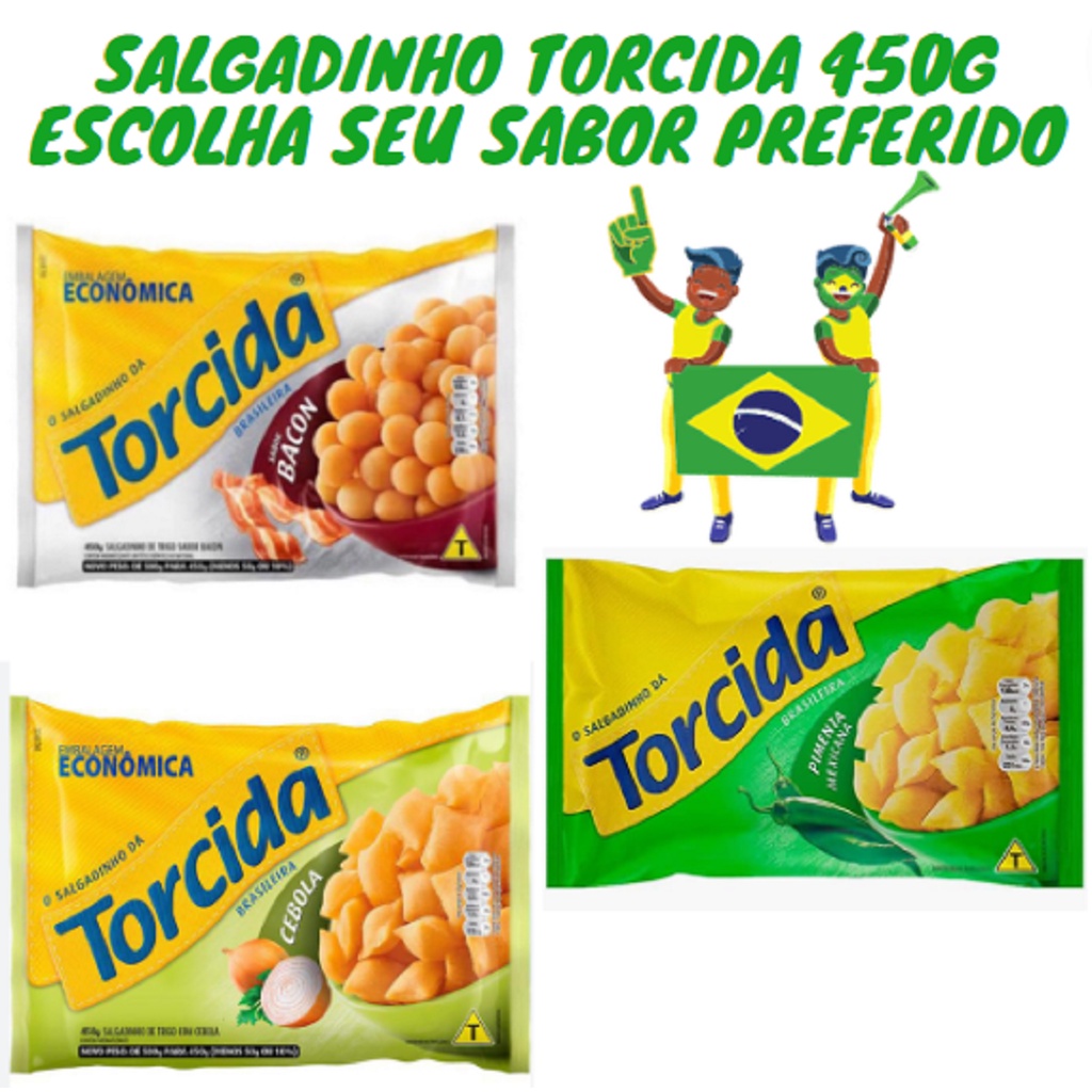 Salgadinho Churrasco Torcida Jr. 38g