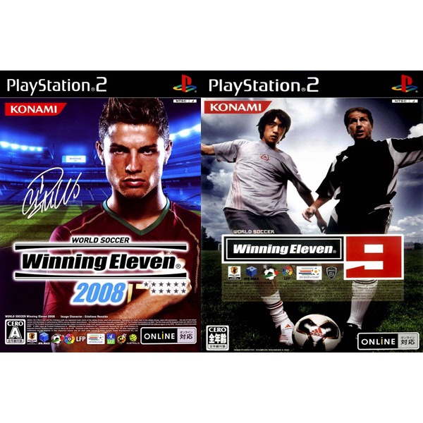 Kit World Soccer Winning Eleven 2008 + WE 9 com 2 Jogos (PS2)