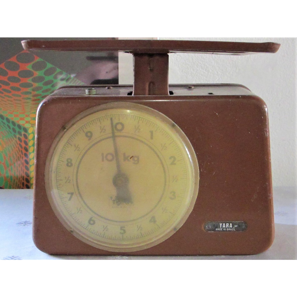 Balança analógica antiga - Yara vulcão - 10kg