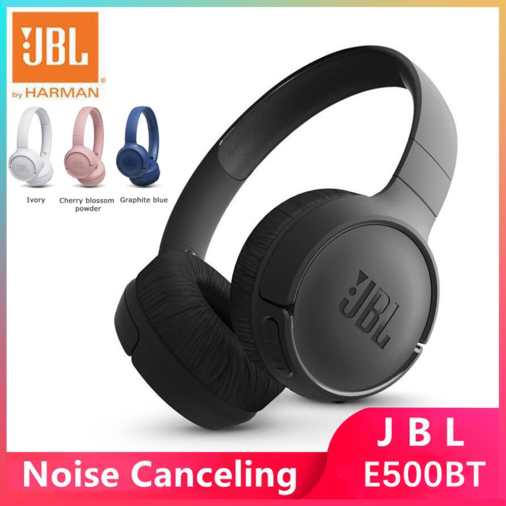 Fone De Ouvido Jbl E500BT TWS Tune Stereo Esportivo Fone Sem Fio Bluetooth