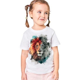 Camiseta T-shirt Blusa INFANTIL Unisex LEÃO DE JUDA