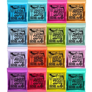 3 Peças/Conjunto Ernie Ball Cordas De Guitarra Elétrica Jogar Real Heavy Metal Rock 2220 2221 2222 2223 2225 2003 2004 2006 Acessório