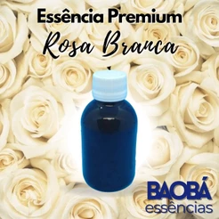 Essência Premium ROSA BRANCA- LIPOSSOLÚVEL - 100ml