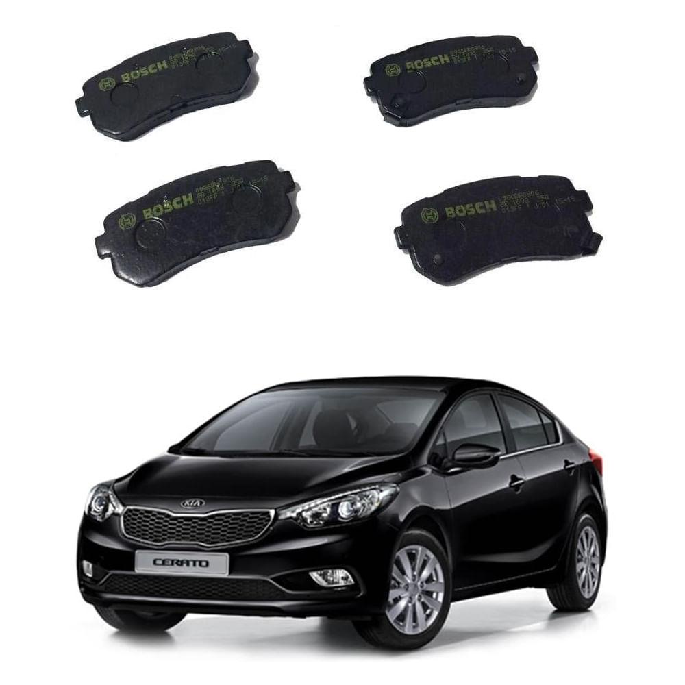 Pastilha De Freio Traseira Bosch Kia Sportage / Cerato Sedan em Oferta na Shopee