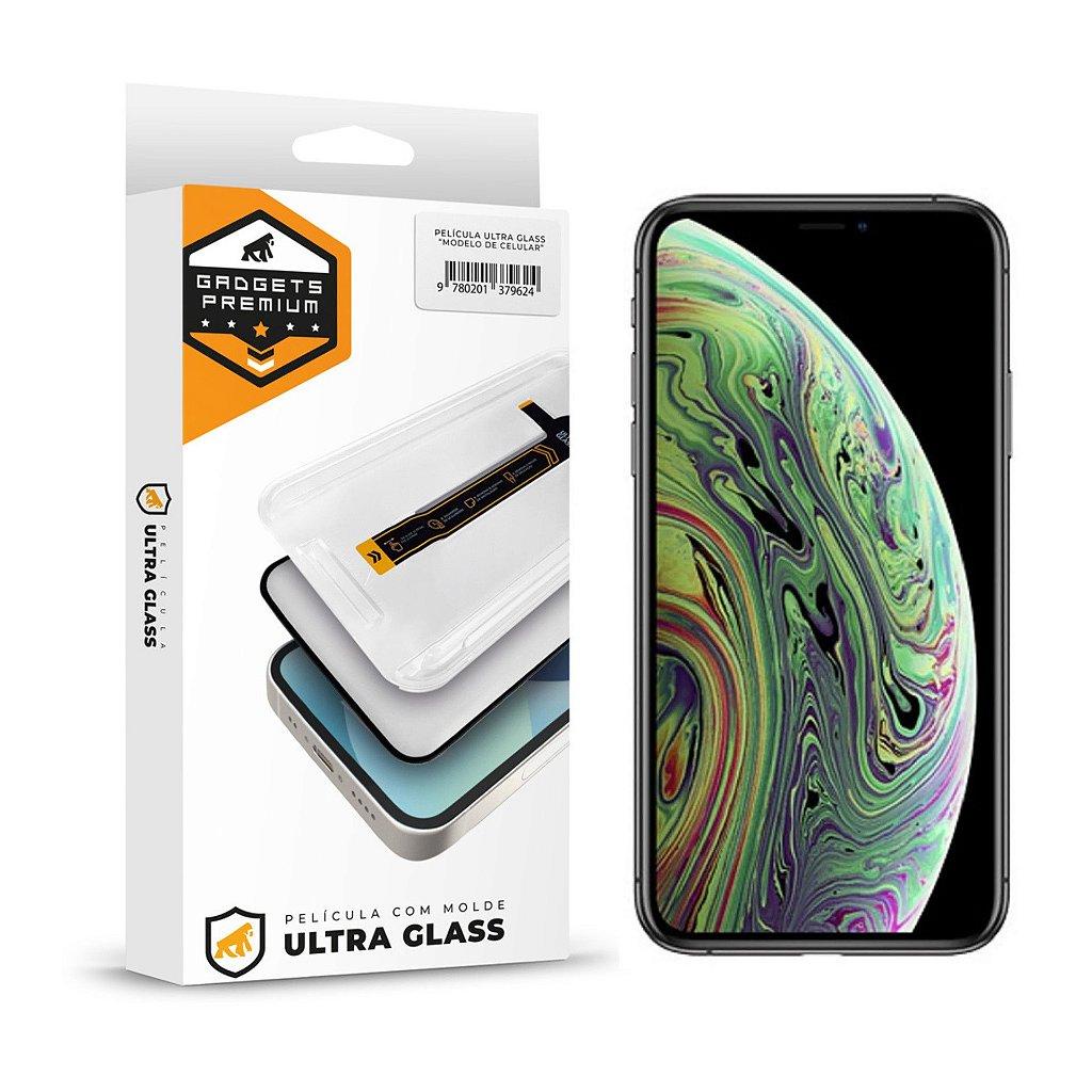 Película Ultra Glass Gshield p/ iPhone X / XS – Vidro Duplo Temperado e Bordas Reforçadas