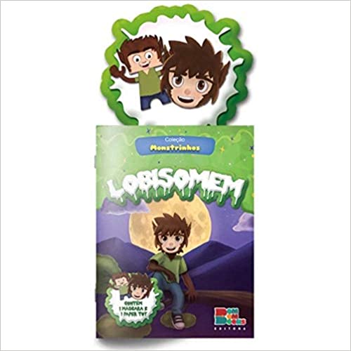Monstrinhos com Mascara e Paper Toy - o Lobisomem