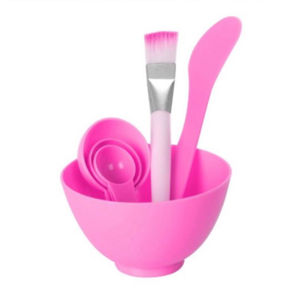 Kit para Cuidados Faciais Espátula, pincel, colheres, vasilha em Oferta na Shopee