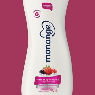Creme Hidratante Corporal Monange Frutas Vermelhas 400ml