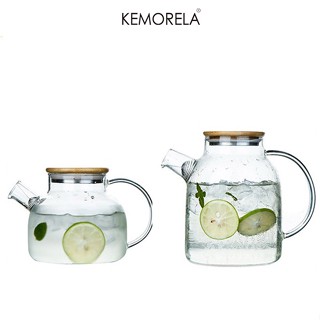 KEMORELA Chaleira Estilo Japonês De Vidro Resistente Ao Calor Bule Legal Grande Capacidade A Alta Temperatura Conjunto De Chá Flor Pu