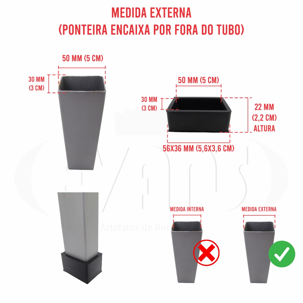 Borracha para Pé de Mesa: Onde Comprar | BuscaProdutos