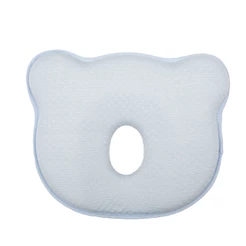 Travesseiro Para Bebê Anatômico Urso Azul 16151 Buba