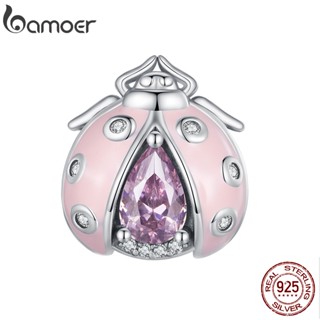 Bamoer S925 Pingente Phoenix E Joaninha Miçanga Para Jóias De Moda Faça Você Mesmo