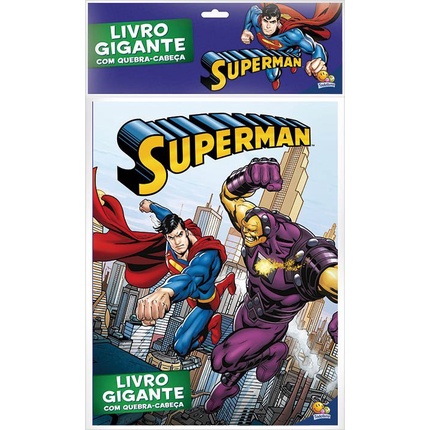 Superman - Coleção Livro Gigante Com Quebra-Cabeça