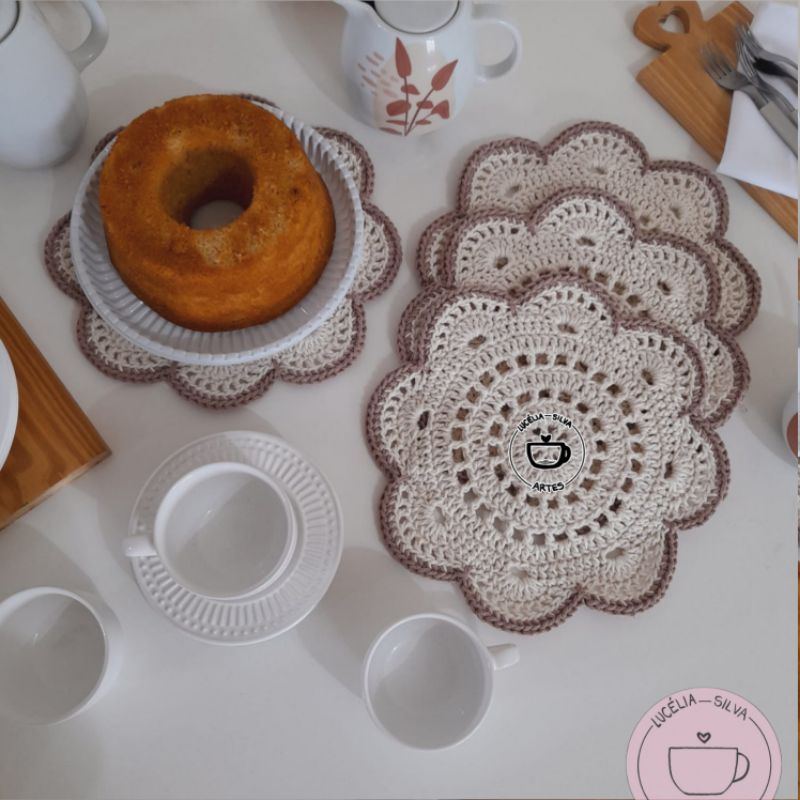 Sousplat Bege Crochê: Onde Comprar | BuscaProdutos