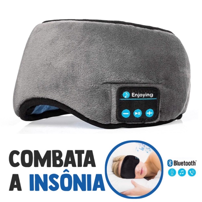 Fone de ouvido para dormir e viajar tapa olho | Shopee Brasil