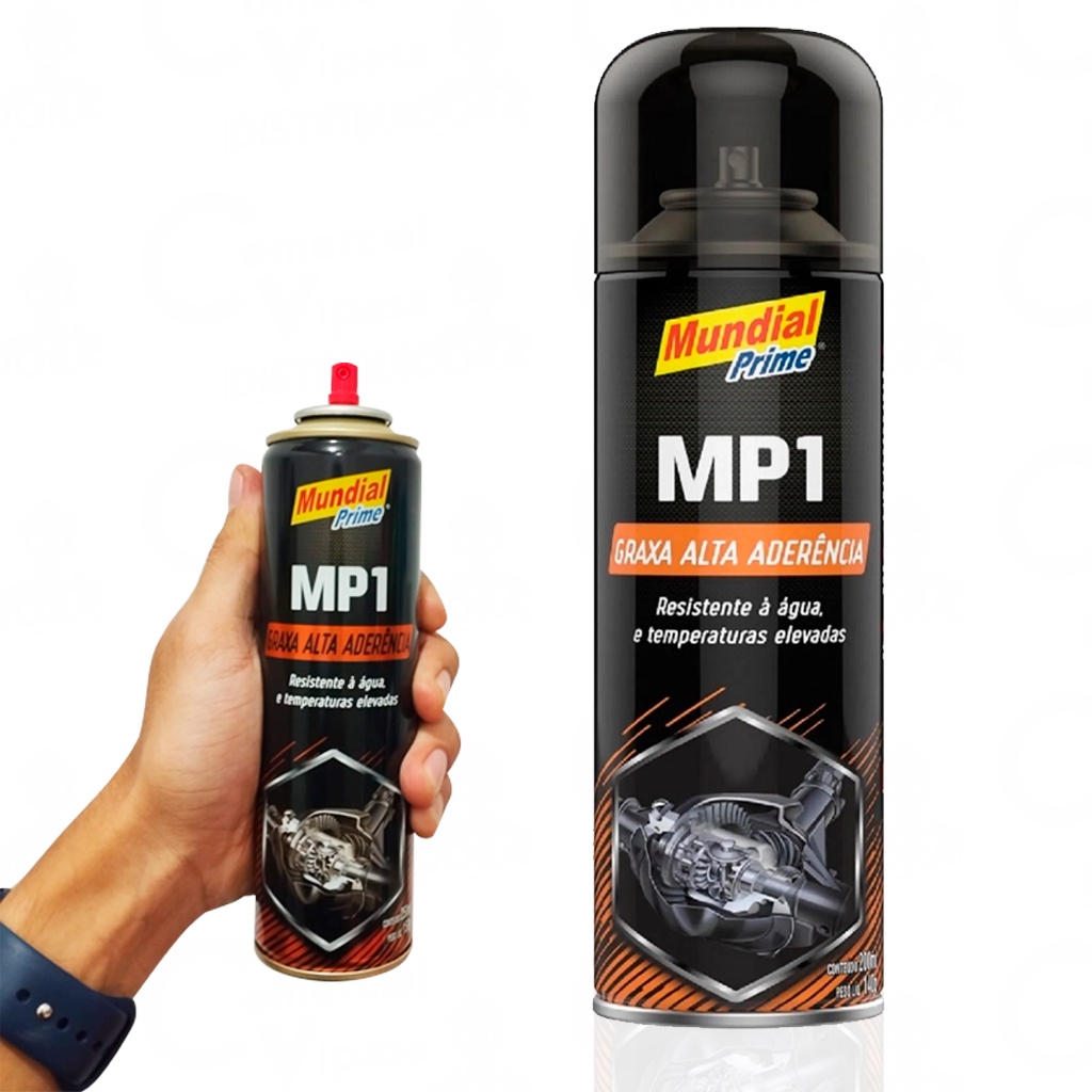 Lubrificante Graxa Spray Alta Aderência 250ml Alta Temperatura Uso Profissional - Spare Parts and Accessories for Vehicles
