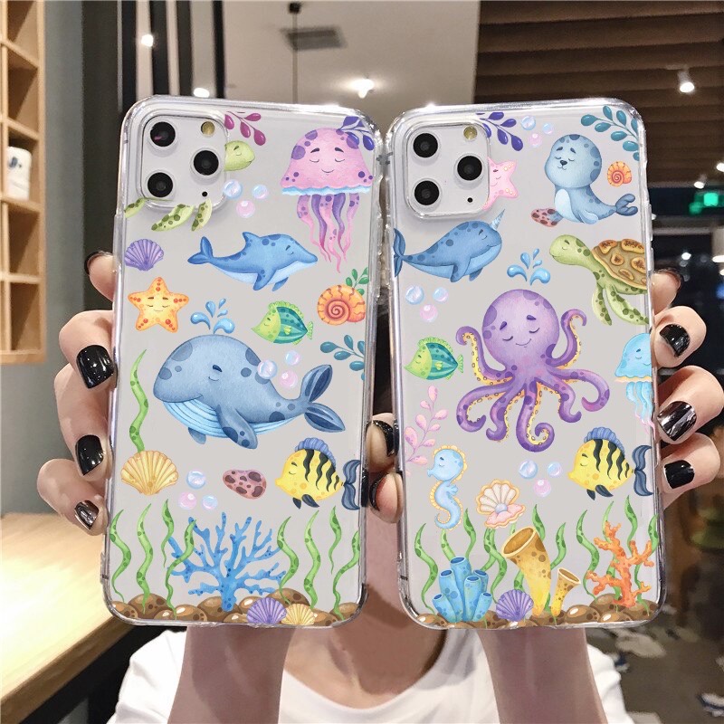 Capa SEA LIFE XIAOMI Poco X6 X5 F5 C65 M5 M6 REDMI A1 A2 11A F3 M4 F4 GT X4 C40 PRO MI12 Mi Max 1 2 3 Mix 2S Note 3 2 Po