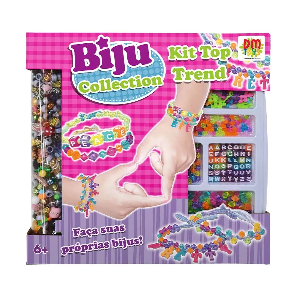 Kit pop trend biju collection DMT 6317 - DM Toys